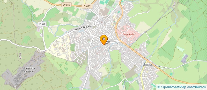 localisation de l'entreprise MONSIEUR LOUIS PREDAL  THUIR