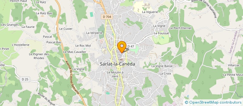 localisation de l'entreprise MONSIEUR LOUIS PRIGENT à SARLAT-LA-CANEDA