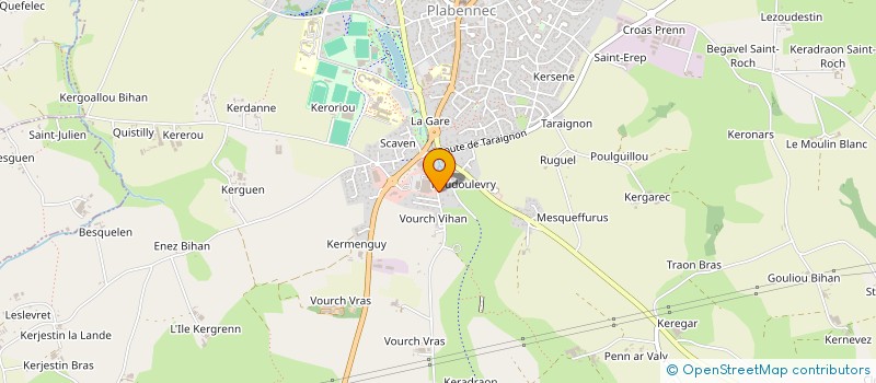 localisation de l'entreprise MONSIEUR LOUIS PRISER  PLABENNEC