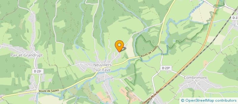 localisation de l'entreprise MONSIEUR LOUIS PRODINGER  NEUVILLERS-SUR-FAVE