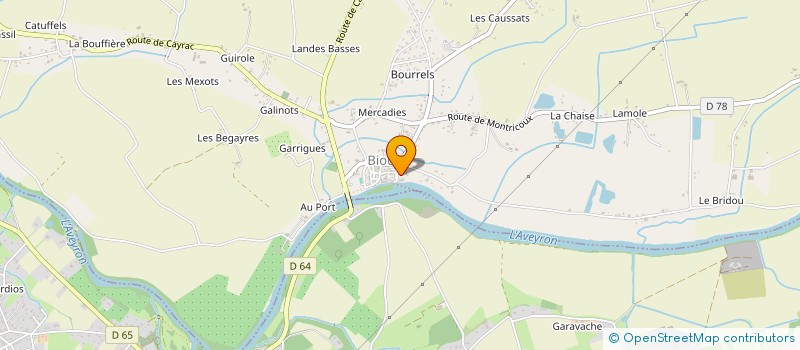 localisation de l'entreprise MONSIEUR LOUIS QUAGLIO  VAISSAC