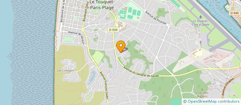 localisation de l'entreprise MONSIEUR LOUIS QUETELARD  LE TOUQUET-PARIS-PLAGE