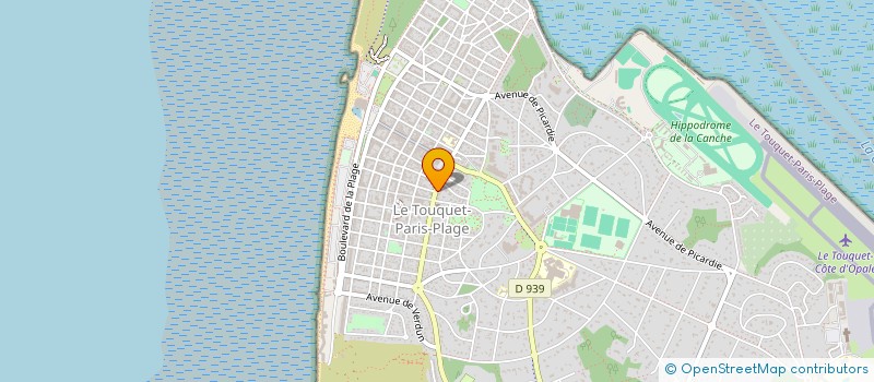 localisation de l'entreprise MONSIEUR LOUIS QUETELARD  LE TOUQUET-PARIS-PLAGE