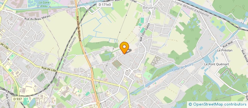 localisation de l'entreprise MONSIEUR LOUIS QUEVA  BEUVRY