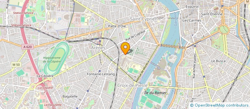 localisation de l'entreprise MONSIEUR LOUIS QUINTERNET  TOULOUSE