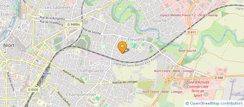 localisation de l'entreprise MONSIEUR LOUIS RADIUS à NIORT