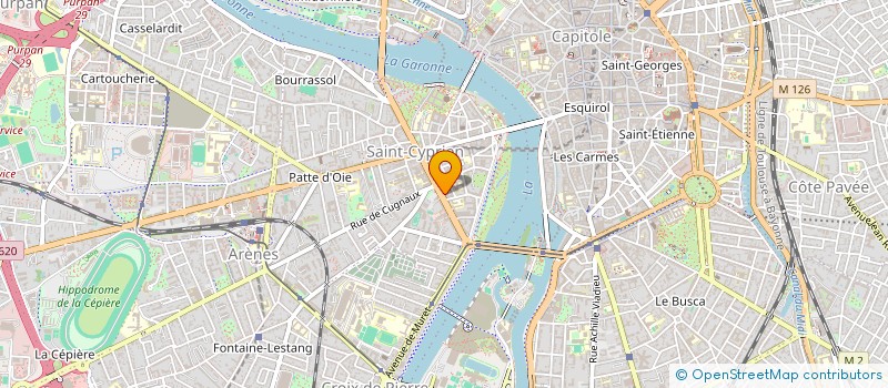 localisation de l'entreprise MONSIEUR LOUIS RAFFIER  TOULOUSE