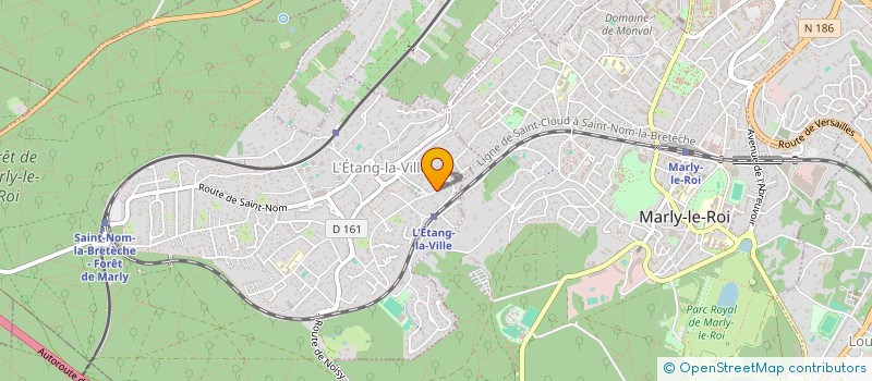 localisation de l'entreprise MONSIEUR LOUIS RAFIN  L'ETANG-LA-VILLE