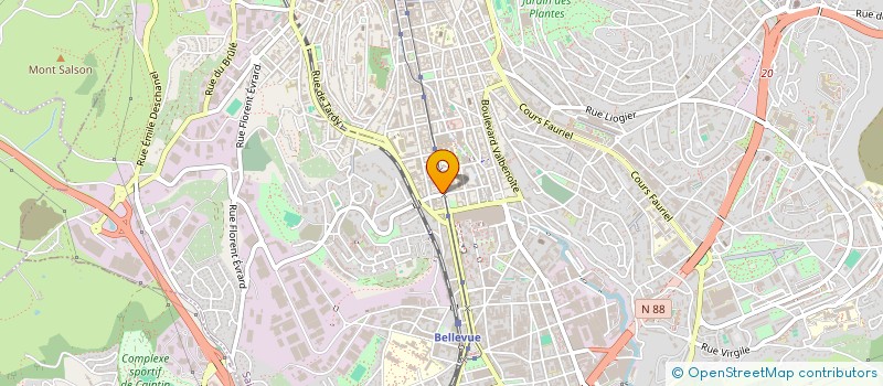 localisation de l'entreprise MONSIEUR LOUIS RAIA  SAINT-ETIENNE