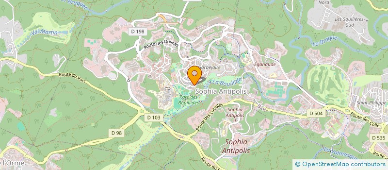 localisation de l'entreprise MONSIEUR LOUIS RAIMBAULT à VALBONNE