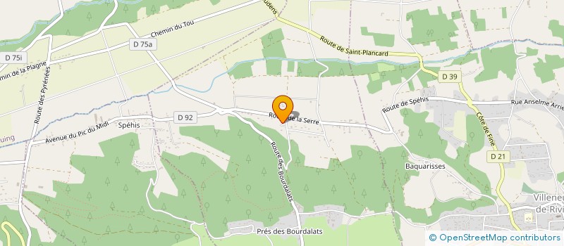 localisation de l'entreprise MONSIEUR LOUIS RALUY  BORDES-DE-RIVIERE