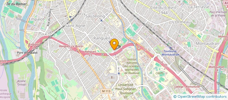 localisation de l'entreprise MONSIEUR LOUIS RANCOULE à TOULOUSE