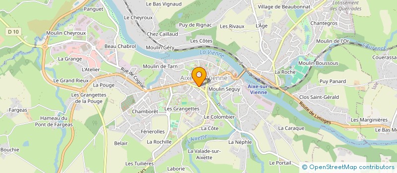 localisation de l'entreprise MONSIEUR LOUIS RAVAUD à AIXE-SUR-VIENNE