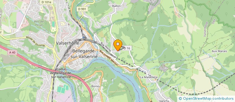 localisation de l'entreprise MONSIEUR LOUIS RAVELLI  VALSERHONE