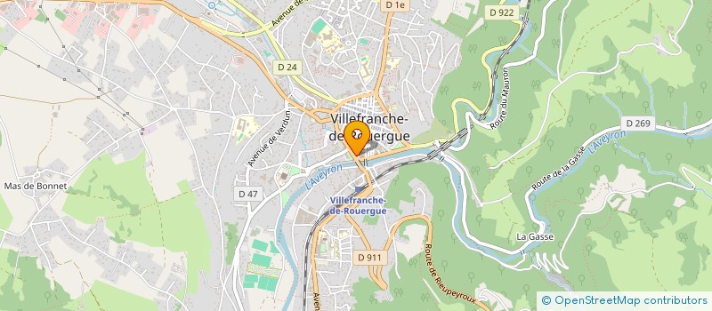 localisation de l'entreprise MONSIEUR LOUIS RAZOUX à VILLEFRANCHE-DE-ROUERGUE