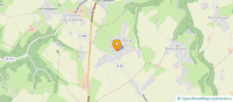 localisation de l'entreprise MONSIEUR LOUIS RECHER  SAINTE-MARIE-AU-BOSC