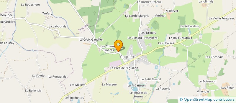 localisation de l'entreprise MONSIEUR LOUIS REDOUTE à CUGUEN