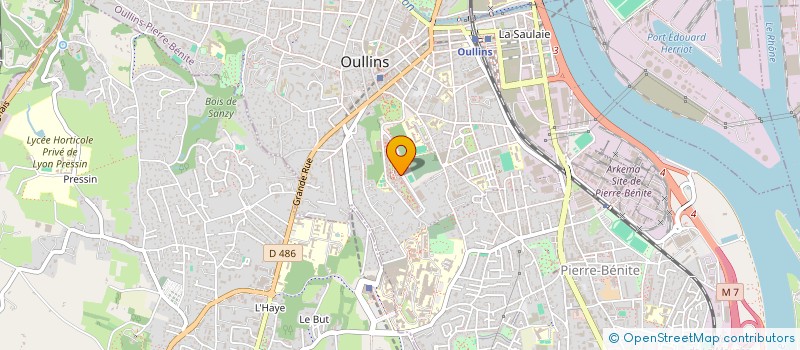 localisation de l'entreprise MONSIEUR LOUIS REIG  OULLINS-PIERRE-BENITE