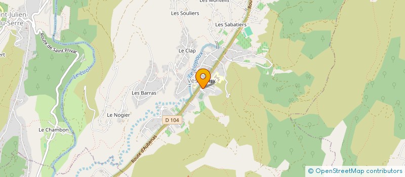localisation de l'entreprise MONSIEUR LOUIS RELAVE à VESSEAUX
