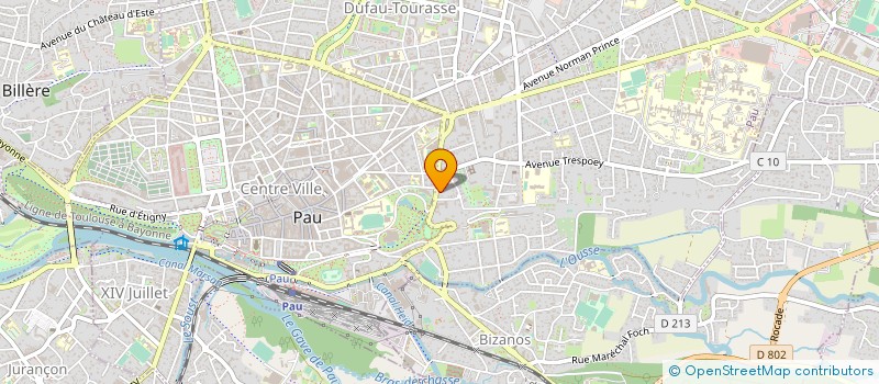 localisation de l'entreprise MONSIEUR LOUIS RENALIER à PAU