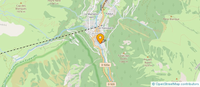 localisation de l'entreprise MONSIEUR LOUIS RENAUD  CAUTERETS