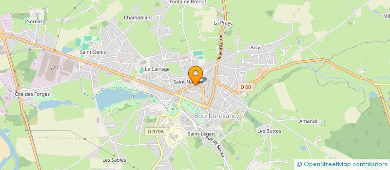 localisation de l'entreprise MONSIEUR LOUIS RENAUD à BOURBON-LANCY