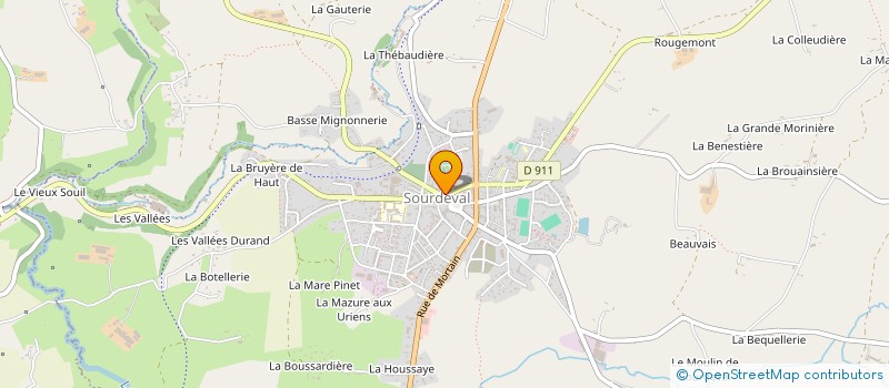 localisation de l'entreprise MONSIEUR LOUIS-RENE LE TOURNEUX DE LA PERRAUDIERE à SOURDEVAL