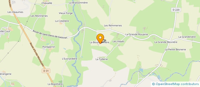 localisation de l'entreprise MONSIEUR LOUIS RENOULLIN  SAINT-DENIS-DE-GASTINES