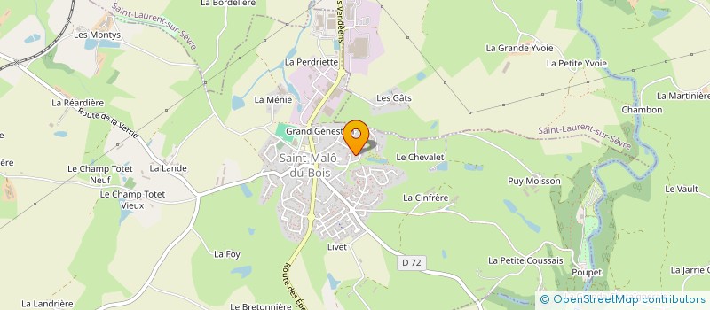 localisation de l'entreprise MONSIEUR LOUIS RETAILLEAU à SAINT-MALO-DU-BOIS