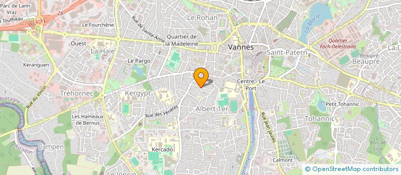 localisation de l'entreprise MONSIEUR LOUIS REY-GRANGE à VANNES