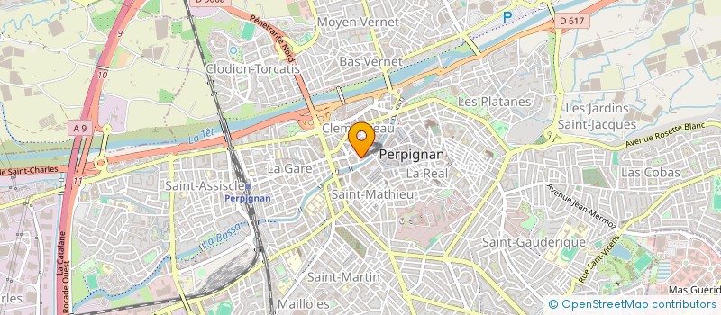 localisation de l'entreprise MONSIEUR LOUIS REZUNGLES  PERPIGNAN