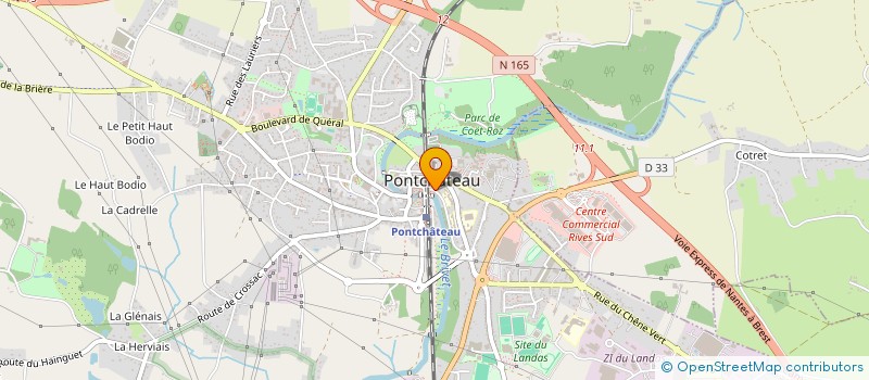 localisation de l'entreprise MONSIEUR LOUIS RIAUD  SAINT-GILDAS-DES-BOIS