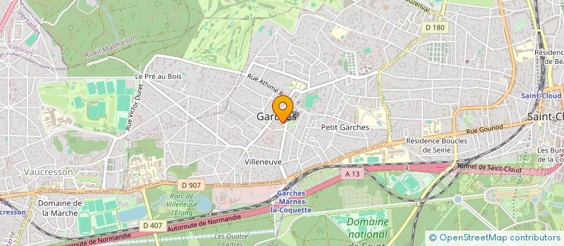 localisation de l'entreprise MONSIEUR LOUIS RICCI à GARCHES