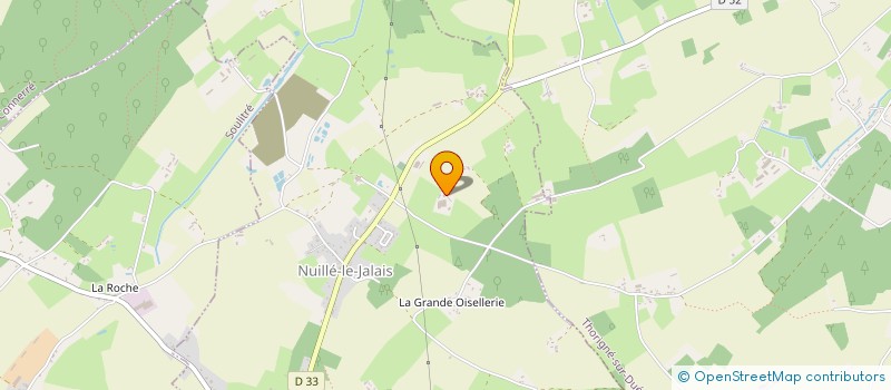 localisation de l'entreprise MONSIEUR LOUIS RICHARD  NUILLE LE JALAIS
