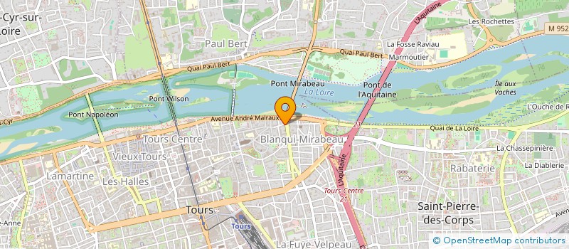 localisation de l'entreprise MONSIEUR LOUIS RICHARD--MARSCHAL  TOURS
