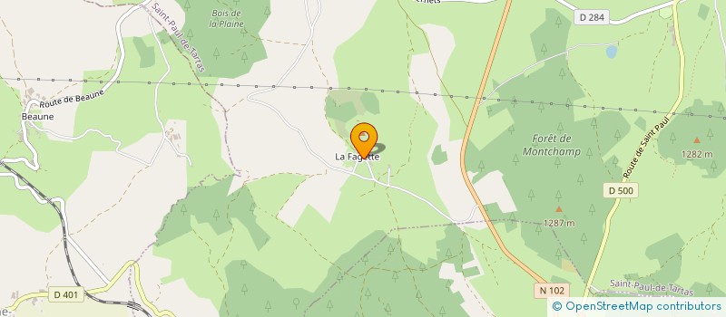 localisation de l'entreprise MONSIEUR LOUIS RIEU  SAINT-PAUL-DE-TARTAS