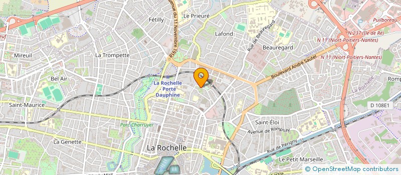 localisation de l'entreprise MONSIEUR LOUIS RIGAUD  LA ROCHELLE