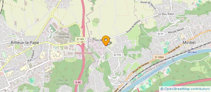 localisation de l'entreprise MONSIEUR LOUIS RIGAUD  NEYRON