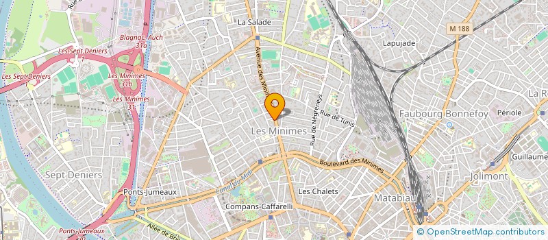 localisation de l'entreprise MONSIEUR LOUIS RIMBAUD à TOULOUSE