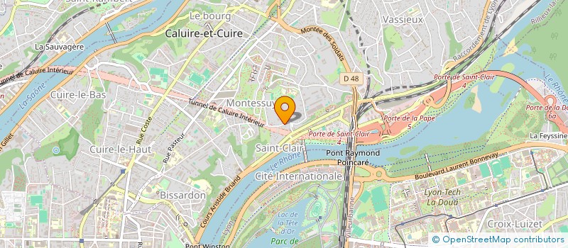 localisation de l'entreprise MONSIEUR LOUIS RIO  CALUIRE-ET-CUIRE