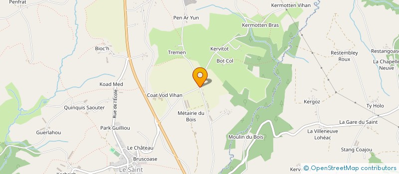 localisation de l'entreprise MONSIEUR LOUIS RIOU à LE SAINT