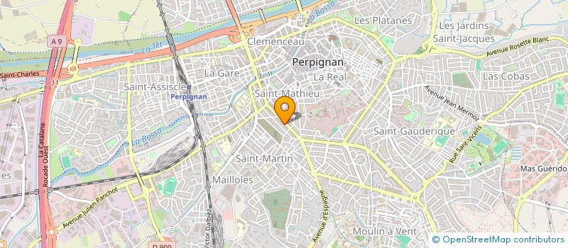 localisation de l'entreprise MONSIEUR LOUIS RIVIE à PERPIGNAN