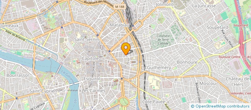 localisation de l'entreprise MONSIEUR LOUIS RIVIERE  TOULOUSE