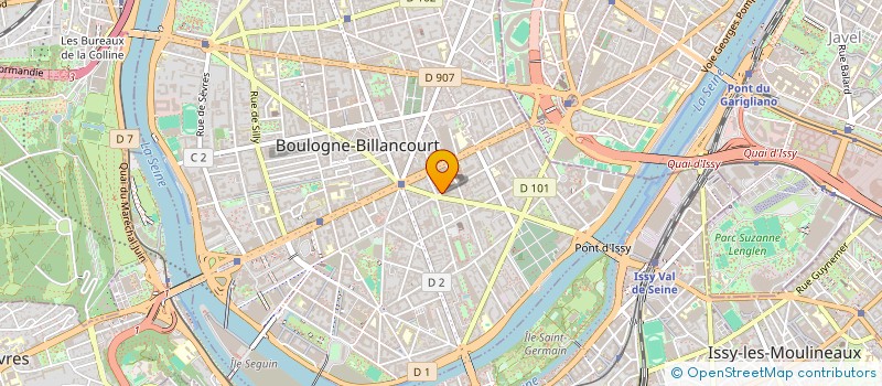 localisation de l'entreprise MONSIEUR LOUIS RIZZO  BOULOGNE-BILLANCOURT