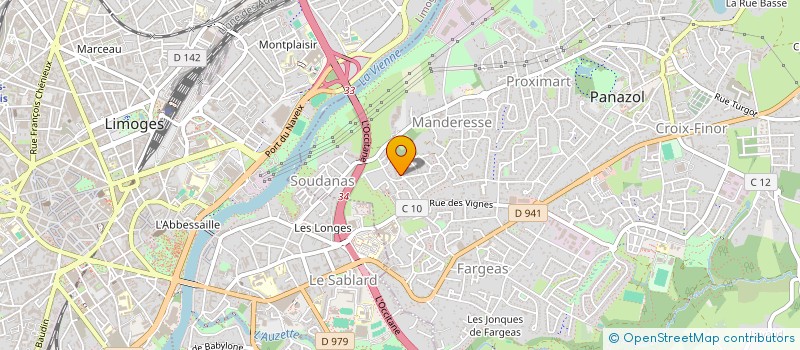 localisation de l'entreprise MONSIEUR LOUIS ROBARDET à PANAZOL