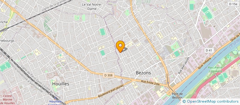 localisation de l'entreprise MONSIEUR LOUIS ROBERT à BEZONS