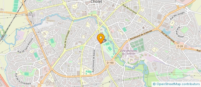 localisation de l'entreprise MONSIEUR LOUIS ROBERT à CHOLET