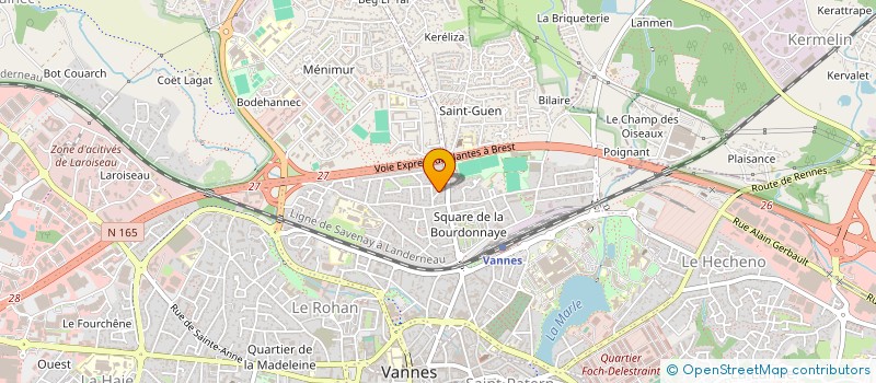 localisation de l'entreprise MONSIEUR LOUIS ROBIC à VANNES