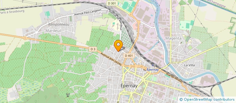 localisation de l'entreprise MONSIEUR LOUIS ROBINET à EPERNAY