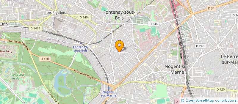 localisation de l'entreprise MONSIEUR LOUIS ROCHE à FONTENAY-SOUS-BOIS